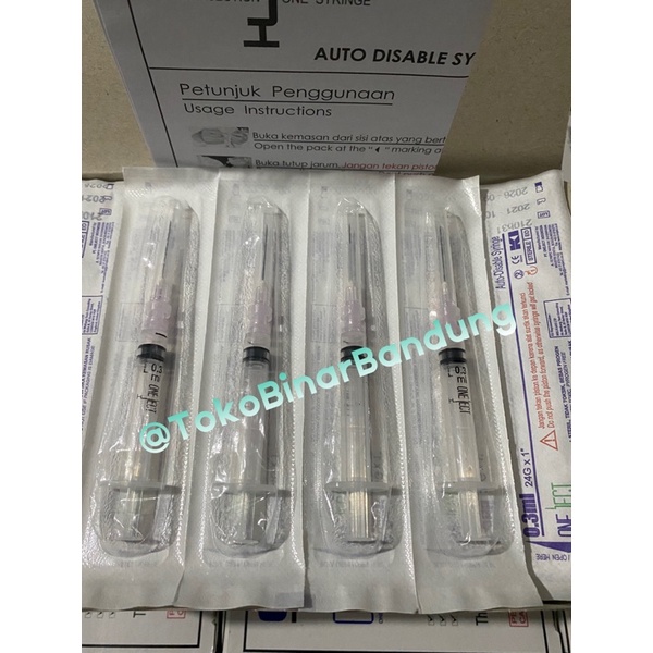 Jual Spuit / Syringe Oneject 0.3 ml isi 100pcs | Shopee Indonesia