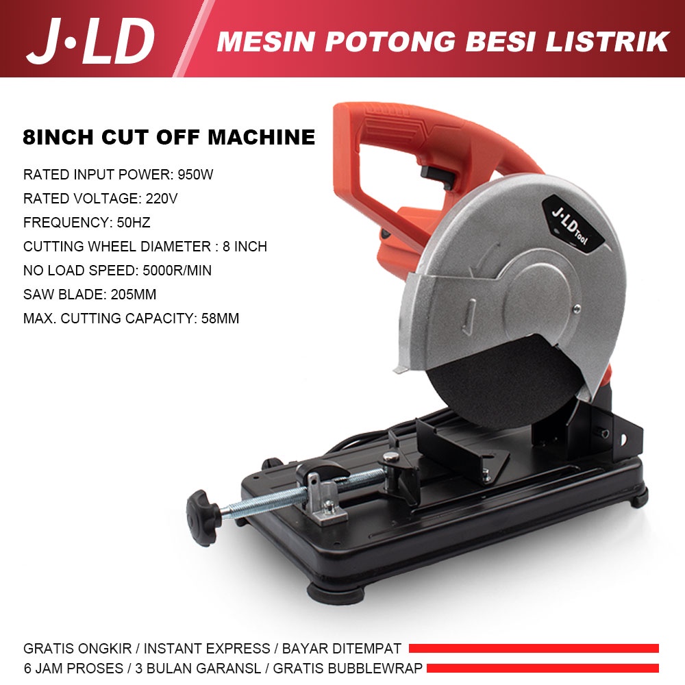 Jual JLD CUT OFF MACHINE JIG J208 - mesin cut off - mesin potong besi ...