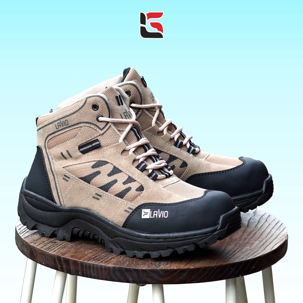 Jual Sepatu Outdoor Hiking Gunung Safety Boots Ujung Besi Lapangan Adventure Septy Pria Sporty