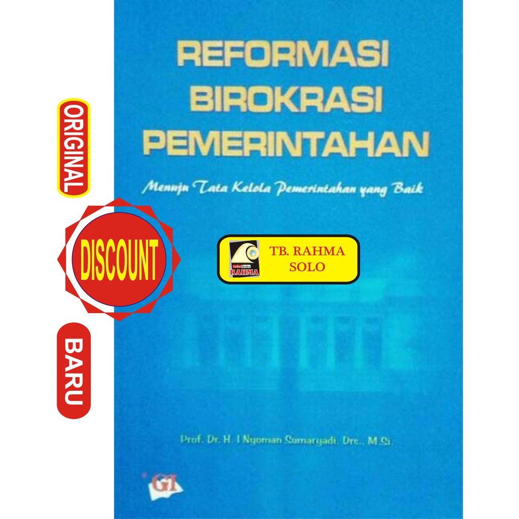 Jual Reformasi Birokrasi Pemerintahan Menuju Tata Kelola Pemerintahan ...