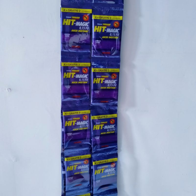 Jual Hit magic obat nyamuk bakar kertas ajaib 1 renceng isi 12's ...