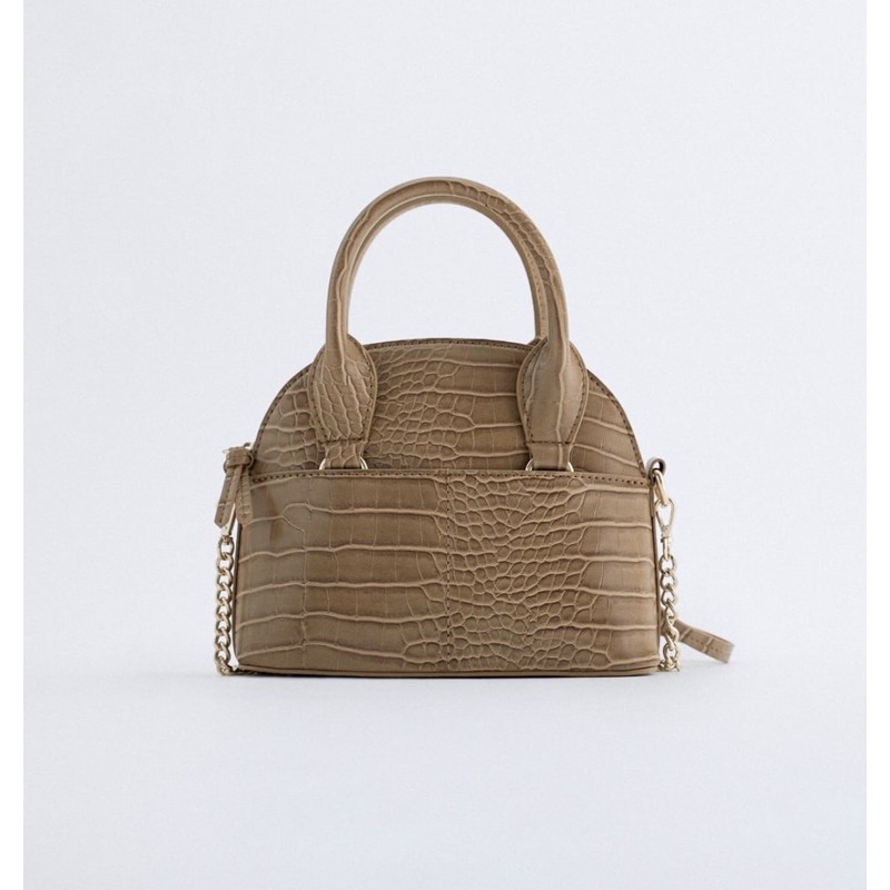 Animal print bowling bag zara clearance