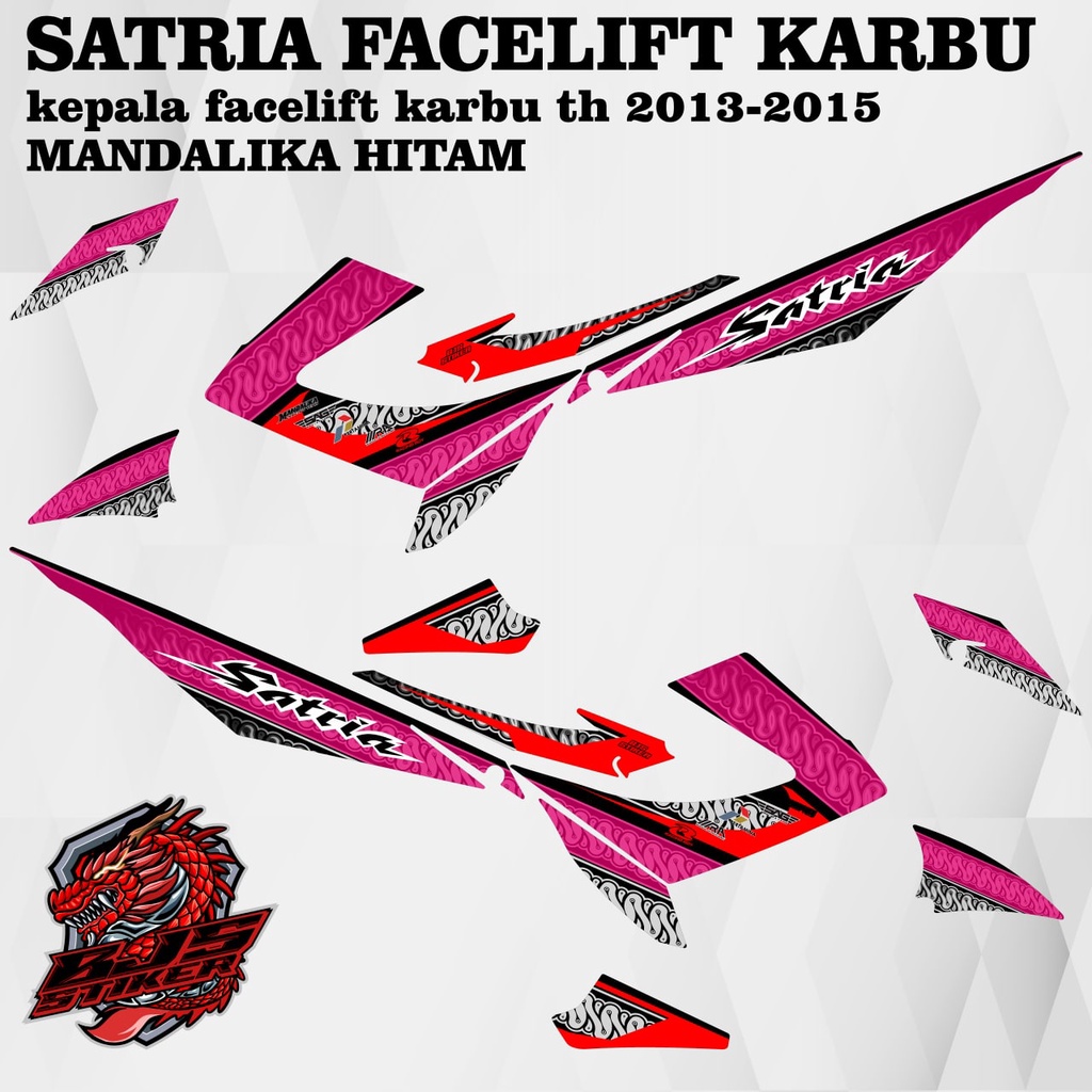 Jual Striping satria facelift karbu - Stiker Decal satria facelift ...