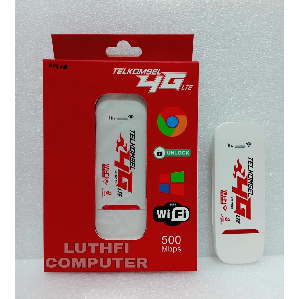 Jual Modem TELKOMSEL 4g Lte USB Flash 500mbps All Operator UNCLOCK ...