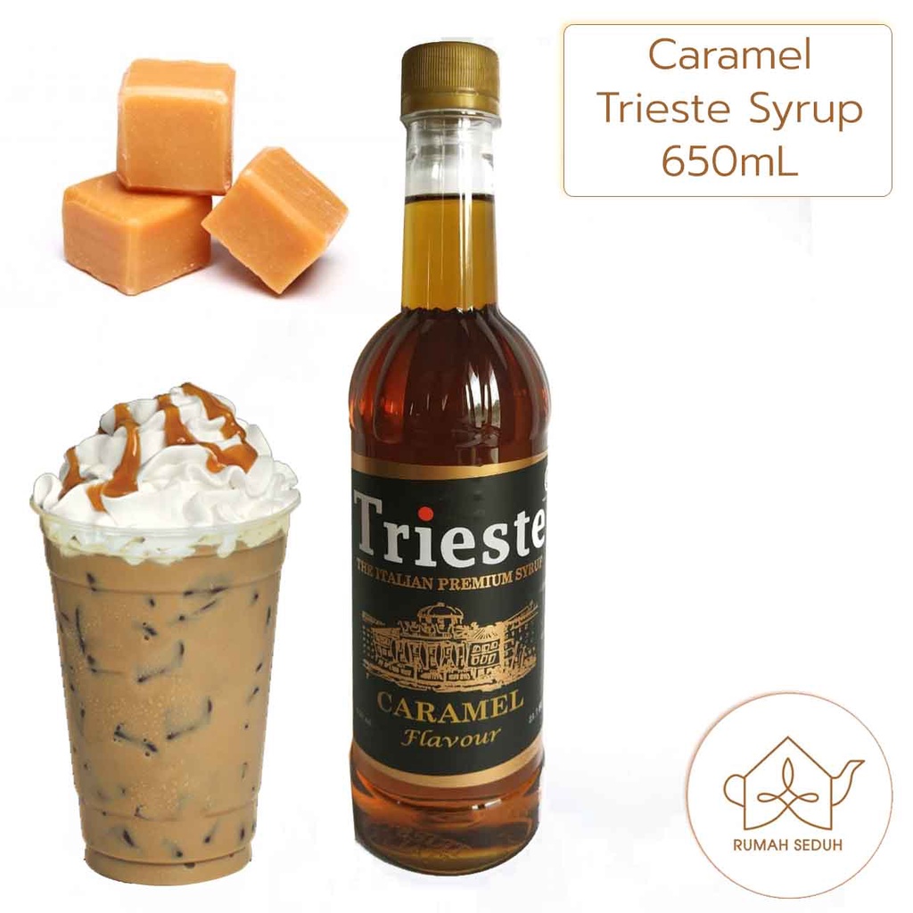 Jual 650 Ml Trieste Caramel Syrup Sirup Karamel Manis Untuk Kopi