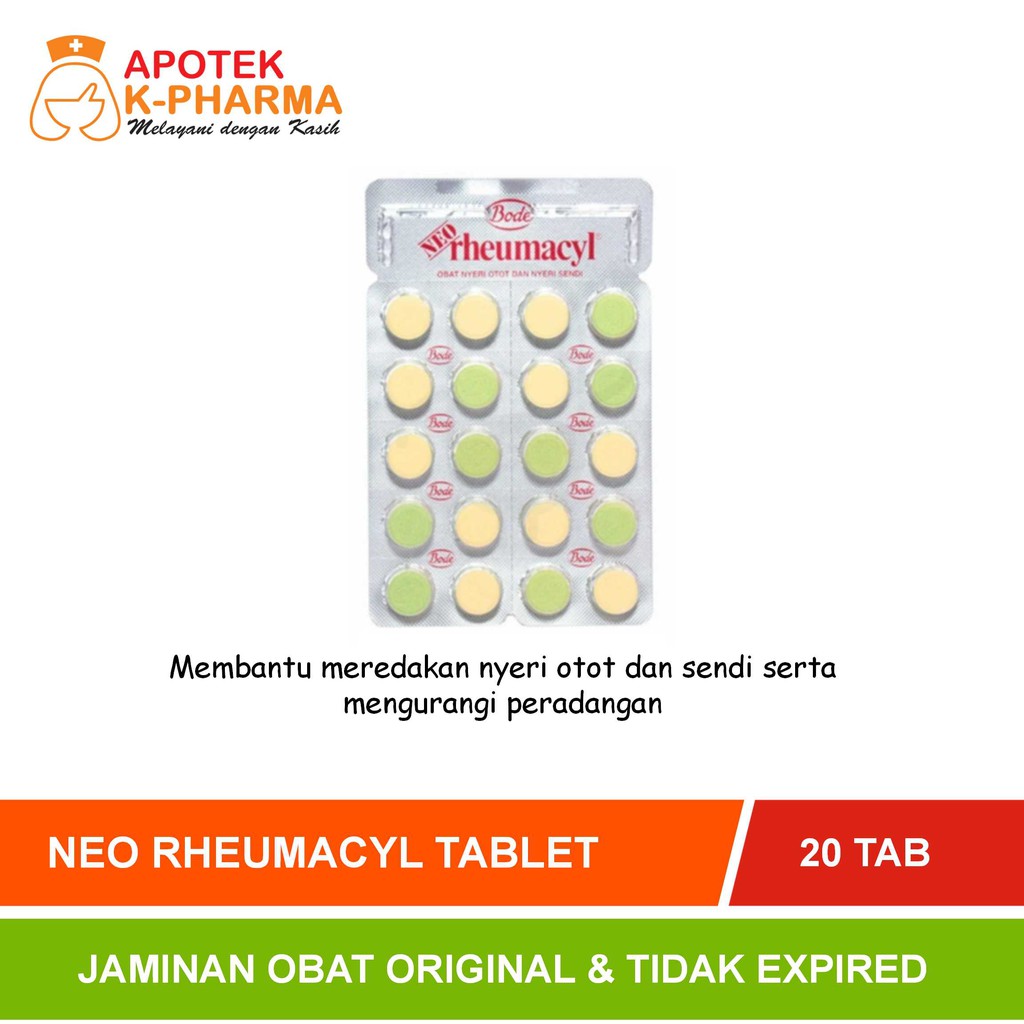 Jual Neo Rheumacyl Strip Isi 20 Tablet Obat Original Bode | Shopee ...