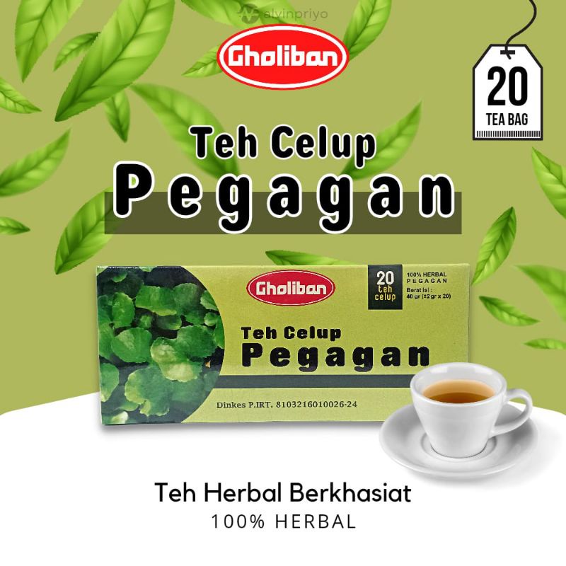 Jual Teh Celup Pegagan Centella Asiatica Smart Brain Isi 20 Kantong Tea