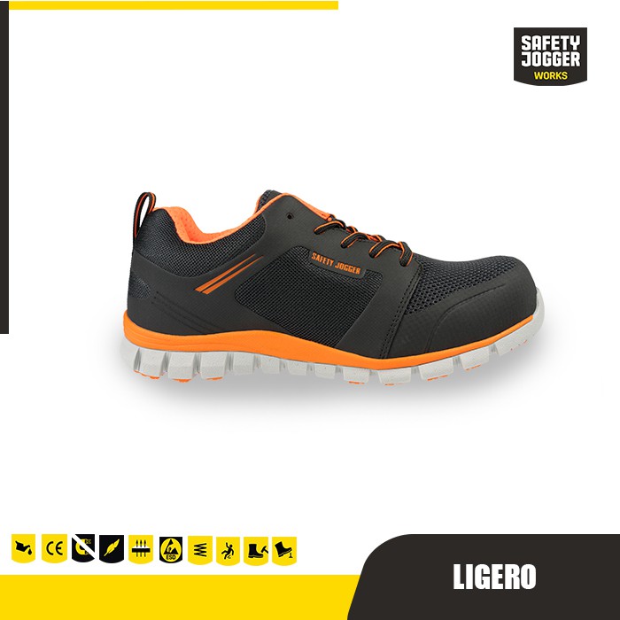 Jual SEPATU SAFETY JOGGER LIGERO ORANGE Shopee Indonesia
