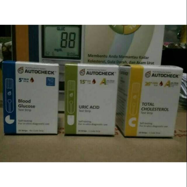 Jual PAKET REFILL STRIP AUTOCHECK 3 IN 1 | Shopee Indonesia
