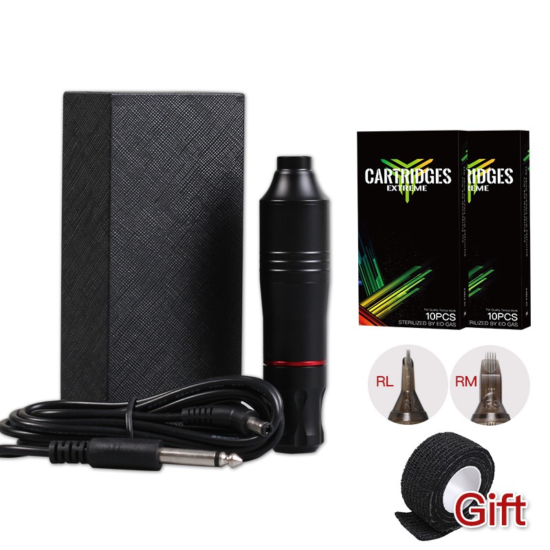 Jual PRODUK IMPORT DRAGONHAWK Professional Rotary Pen Tattoo Kit Mix