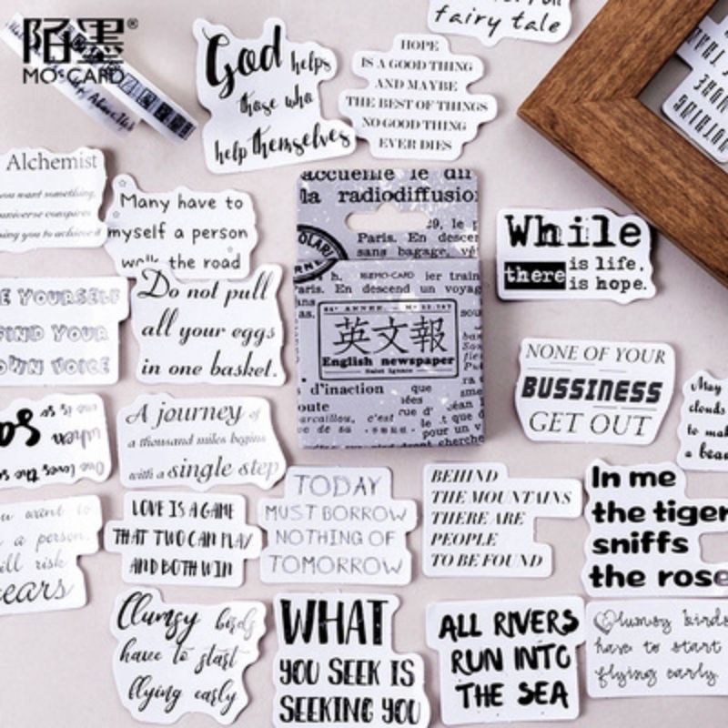 Jual Sticker Newspaper 46pcs | Shopee Indonesia