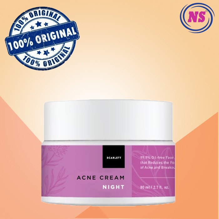 Jual SCARLETT Acne Cream Night Shopee Indonesia