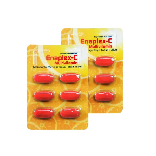 Jual ED SEPT 2023 EnaplexC (Isi 2 Blister) Vitamin C dan B Kompleks