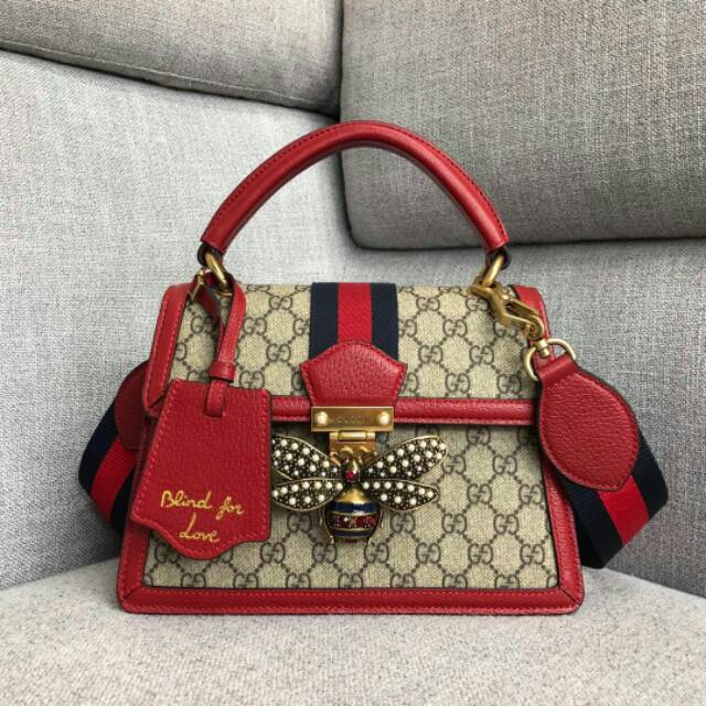 Jual Gucci Queen Margaret GG Small Top handle bag high quality Shopee