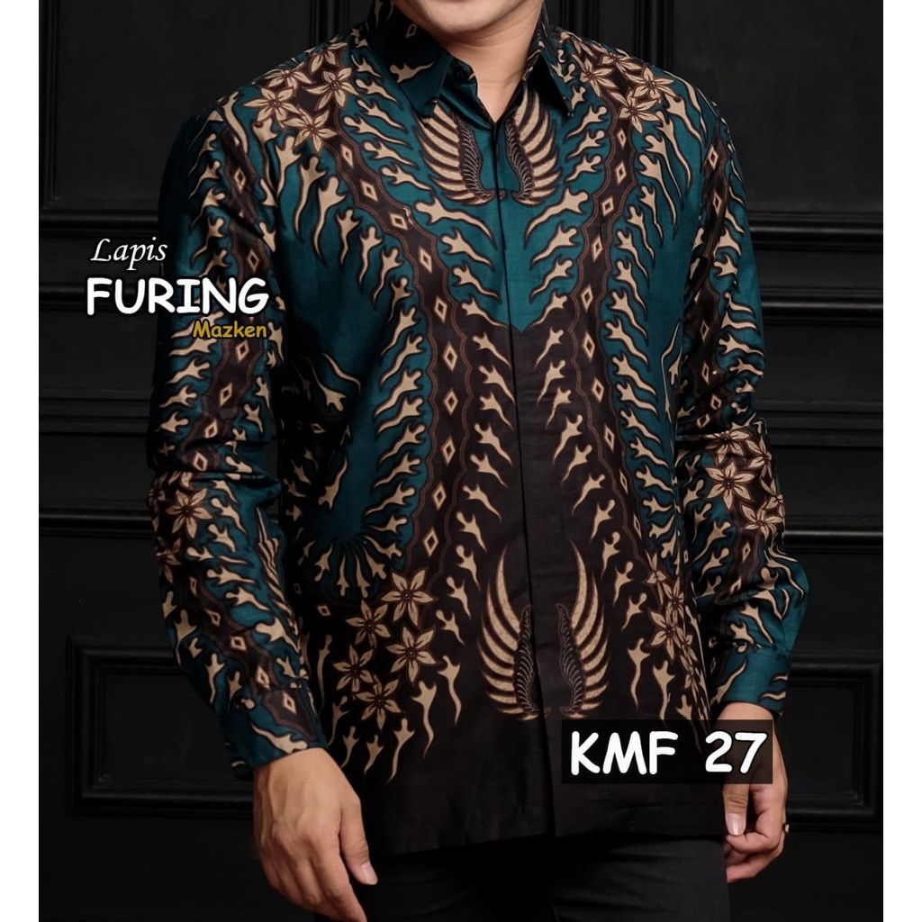 Jual KMF 27 Kemeja Furing Batik Furing Premium Lengan Panjang Shopee