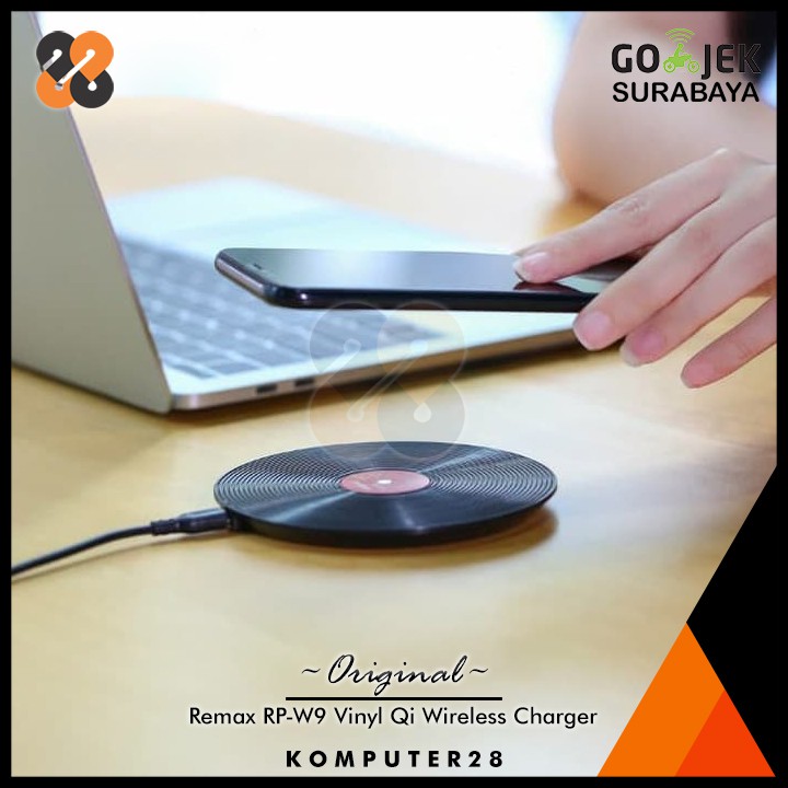 Jual Remax RP-W9 Vinyl Wireless Charging Dock - Charger Wireless ...