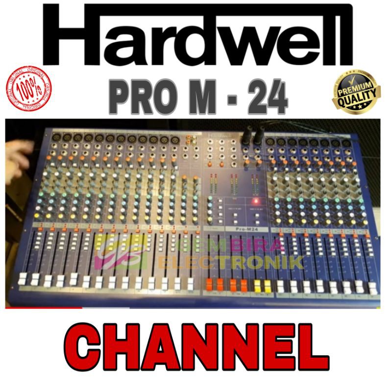 Jual Mixer Hardwell Pro M 24 Pro M24 Original 24channel Shopee Indonesia