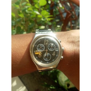 Jual Jam tangan bekas original Swatch irony swiss made v8 patented stainless steel Shopee Indonesia