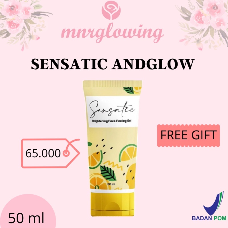 Jual [READY] BRIGHTENING FACE PEELING GEL BY SENSATIC ANDGLOW 50ml ...