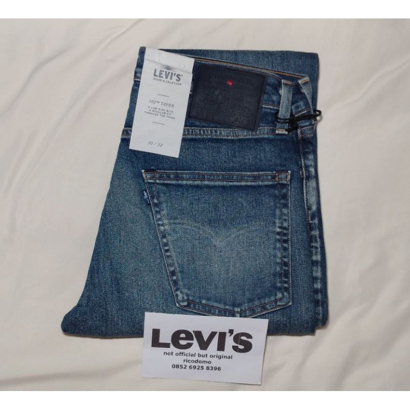 Jual Levi's LMC 502 Selvedge Taper Takoa Made In Japan 56518 0046