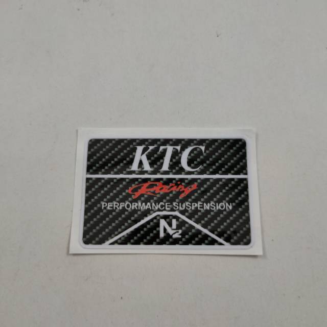 Jual stiker warning ktc racing kitaco print kualitas terbaik thailand ...