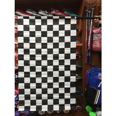 Jual BENDERA START FINISH / START FLAG/ BENDERA LOMBA 105 X 65CM ...