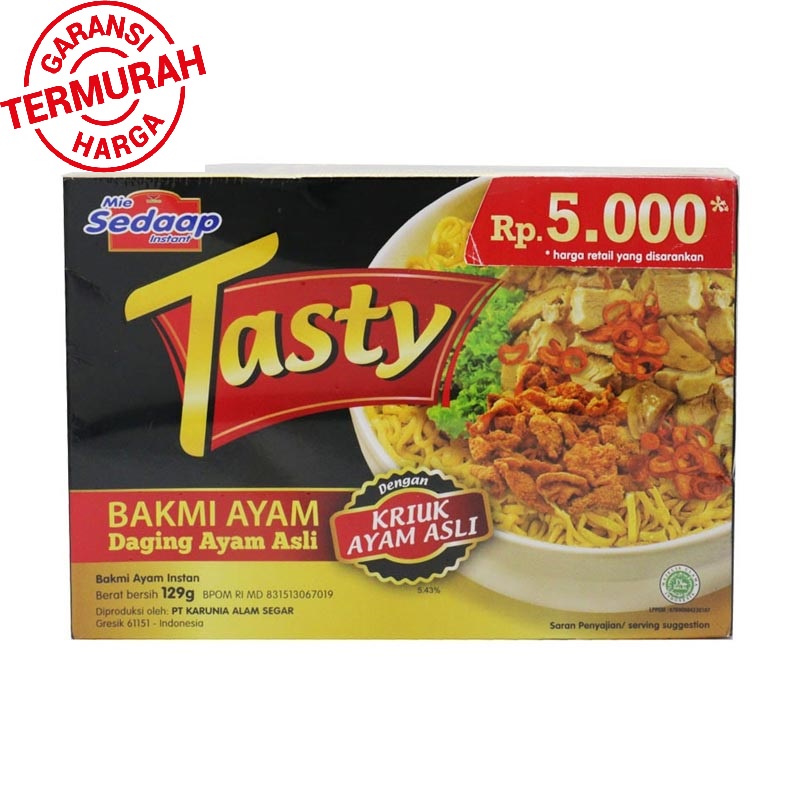 Jual Mie Sedaap Tasty Bakmi Ayam Shopee Indonesia