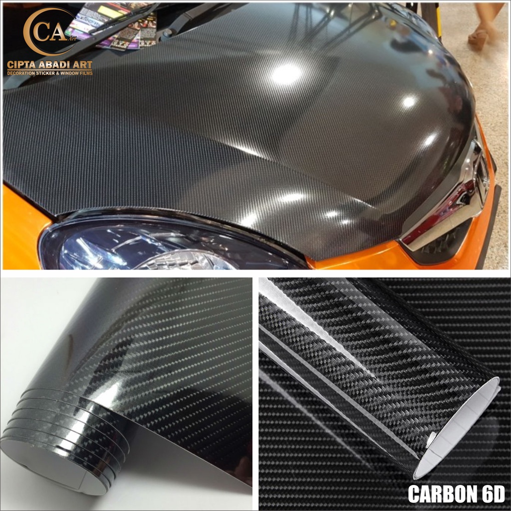 Jual Stiker Carbon Skotlet Karbon 6d Sticker Karbon Kevlar Motor Mobil