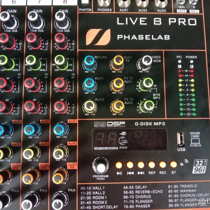 Jual Mixer Analog Phaselab / Phase Lab LIVE 8 PRO 8 channel Shopee