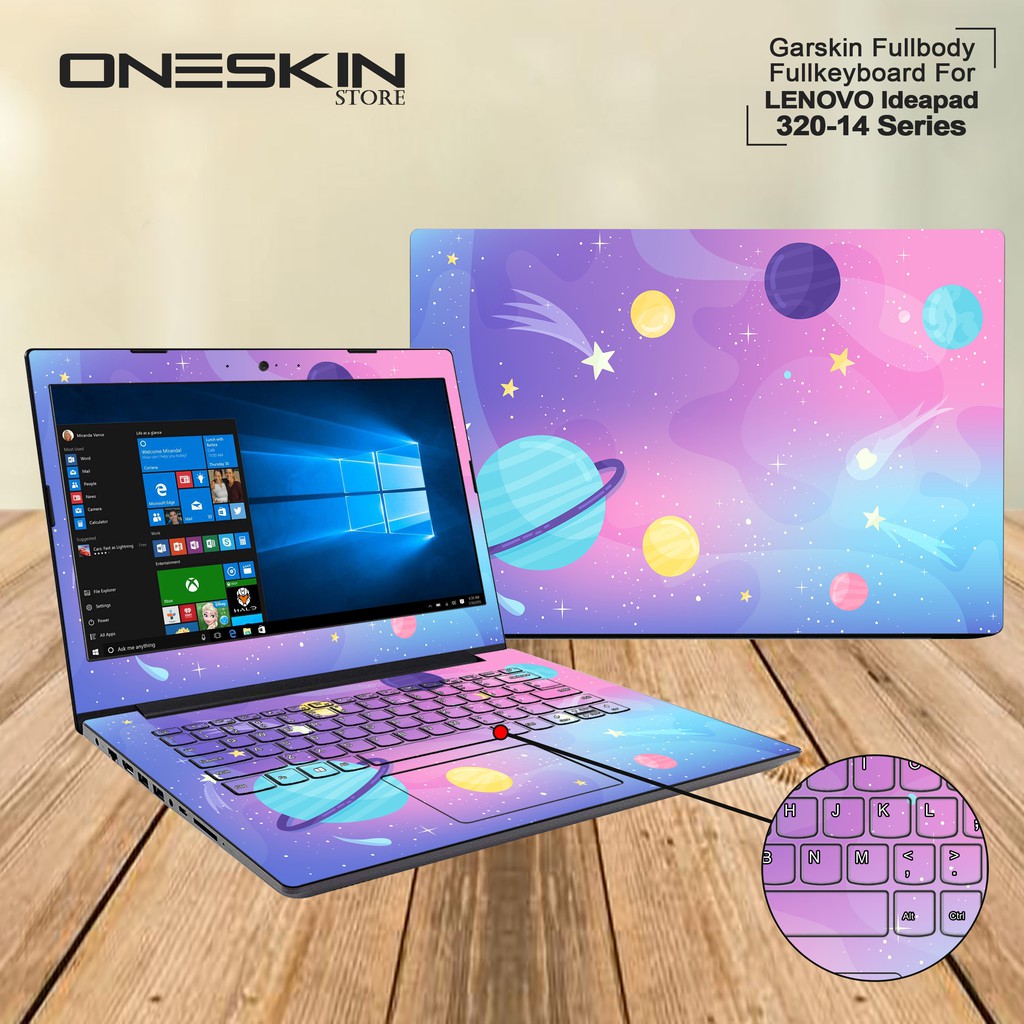 Jual Garskin Laptop Cover Lenovo Ideapad 320 14isk 80xg00 81id 86id 8gid Fullbody Fullkeyboard 