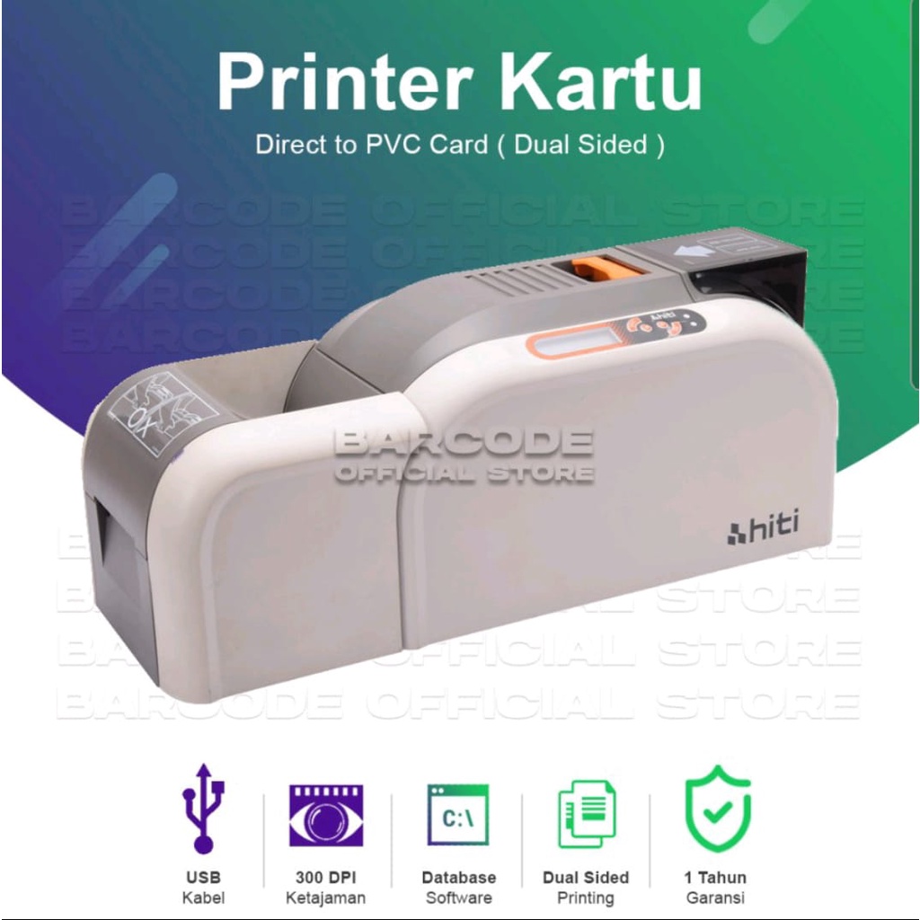 Jual ID Card Printer Kartu Hiti Cs-200e Dual Side | Shopee Indonesia