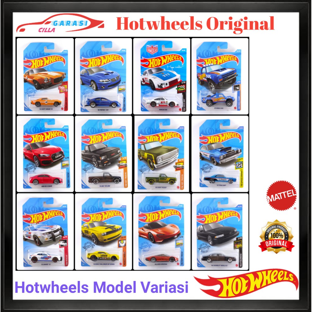 Jual Hotwheels Mobil Koleksi Hot Wheels Diecast Original Mattel