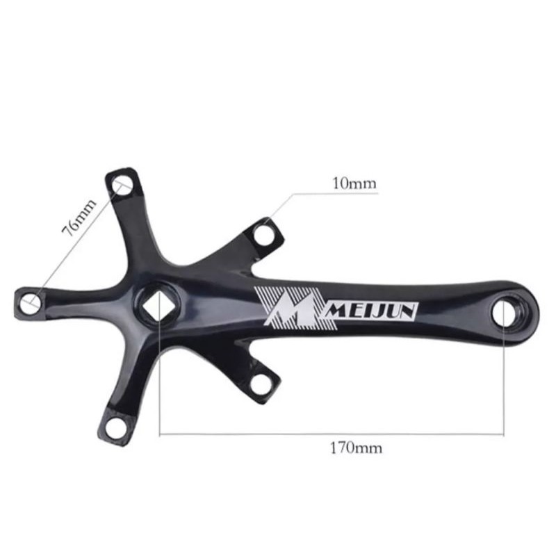 Jual DIKIRIM DARI BANDUNG CRANK ARM MEIJUN ALLOY ORIGINAL BCD 130 Shopee Indonesia