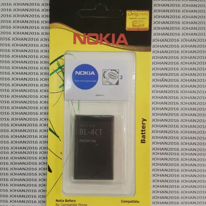 Original Nokia Akku BL-4CT 860 MAh - Für Nokia 2720 Fold, 5310, 6600 Fold, 6700 Slide