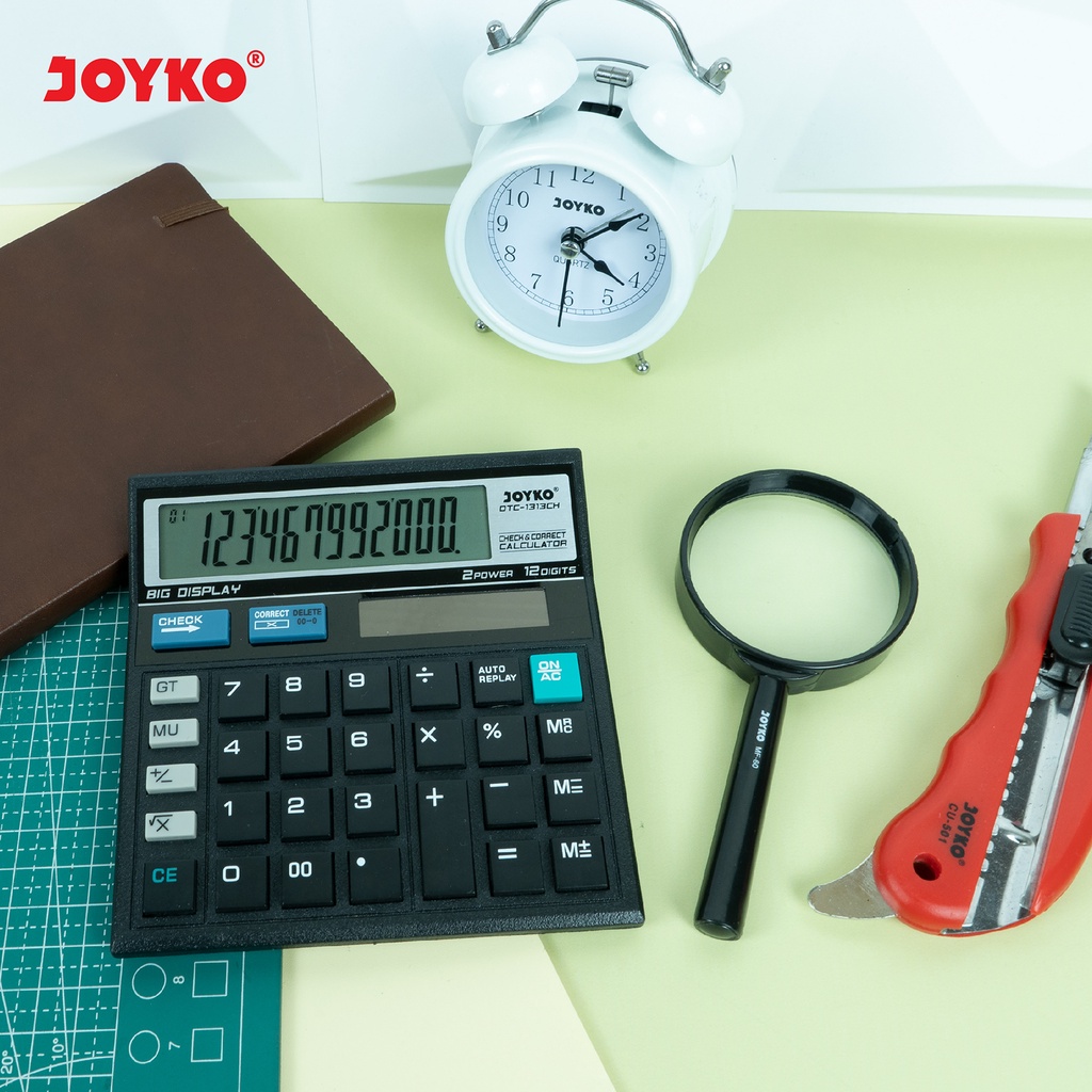 Calculator Kalkulator Joyko DTC-1313CH 12 Digits Check Correct (5)