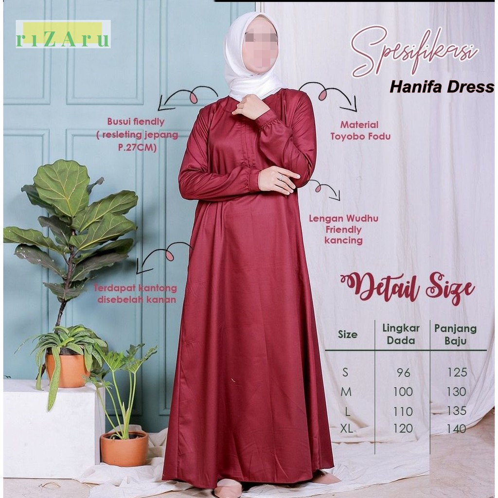 Gamis Polos Toyobo Fodu bukan KW Original