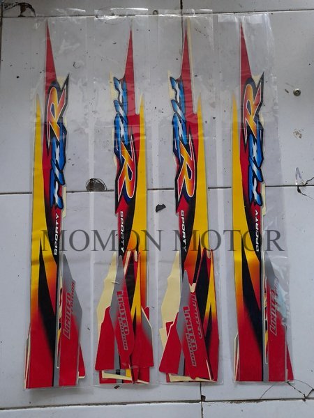 Jual STICKER STRIPING FIZR FIZ R LE LIMITED EDITON SILVER MERAH DUAL ...
