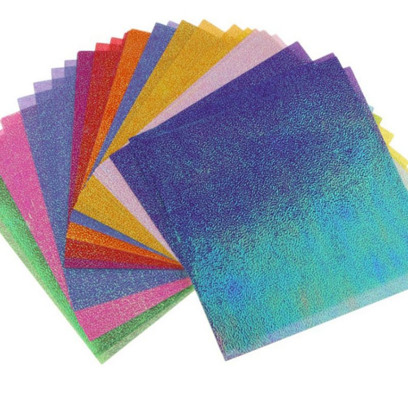 Hygloss Folders Fantasy Foil Embossed Origami Paper, X, 40% OFF