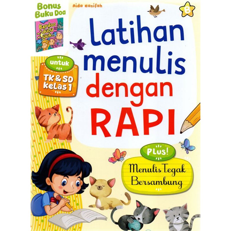 Jual Buku Latihan Menulis Dengan Rapi Untuk Tk & Sd Kelas 1 (Bonus Buku ...