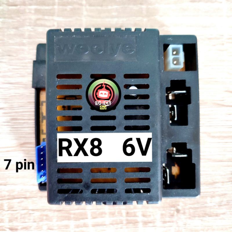 Jual RECEIVER WEELYE RX8 6V 7PIN SOKET BIRU MOBILAN AKI MODUL IC ...