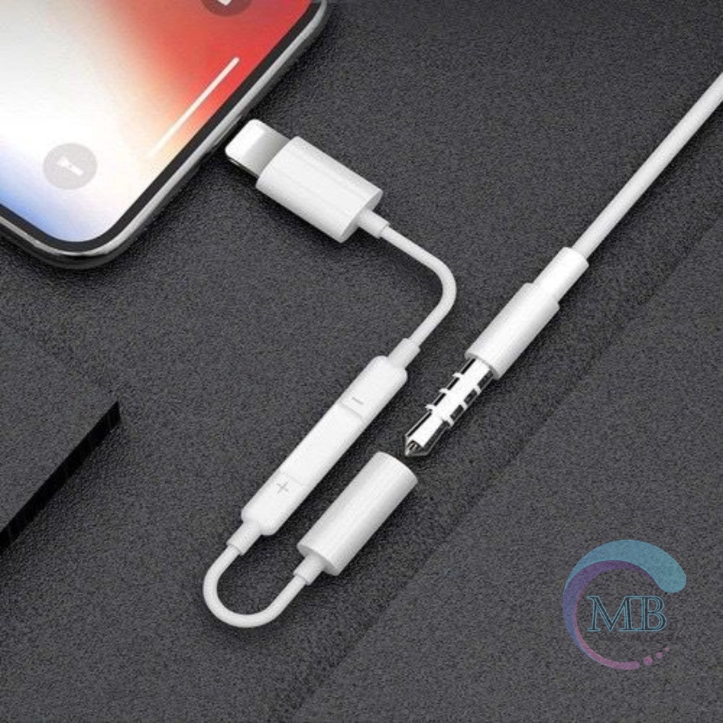 Jual MH020 Lightning To aux 3.5 mm audio Headphone Jack Adapter for i ...