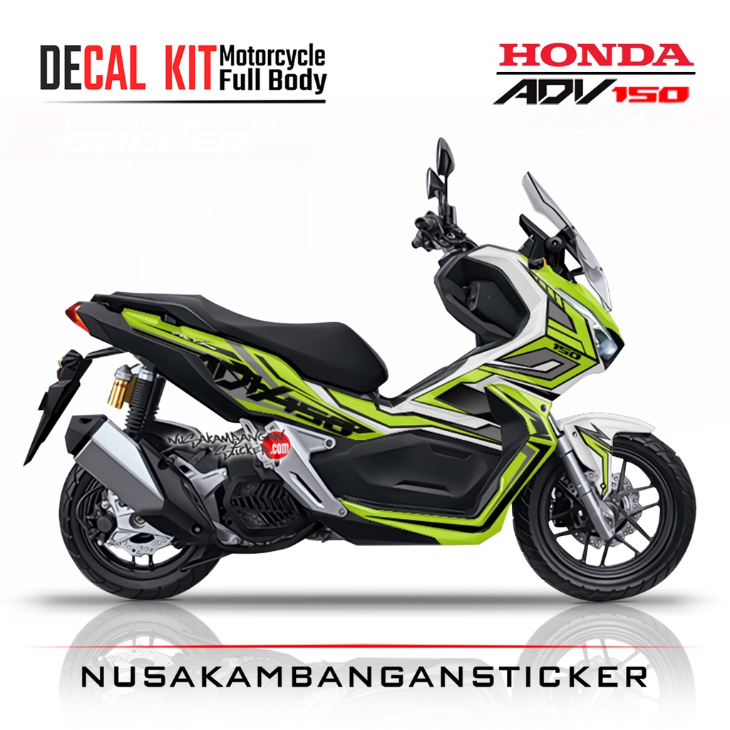 Jual Stiker ADV 150 Grafis Hijau Stabilo Graphickit | Shopee Indonesia