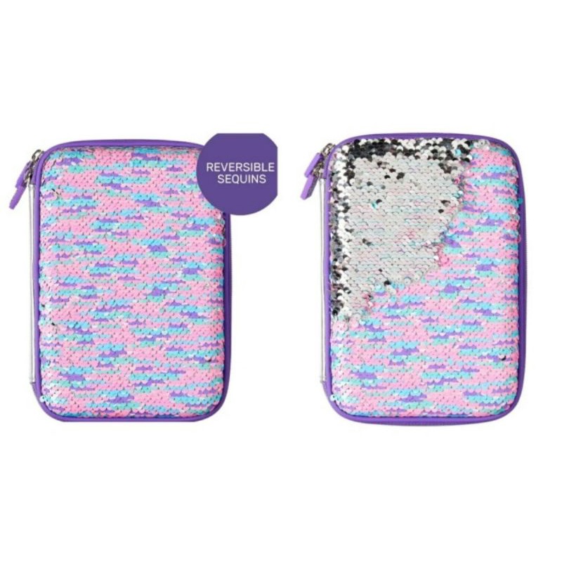 Jual Smiggle Flashy Reversible Sequin Hardtop Case Original - Kotak ...