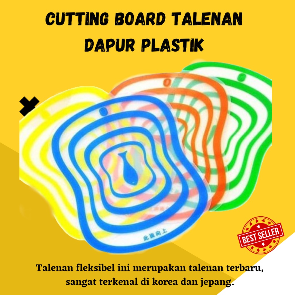 Jual Harga Promo Cutting Board Talenan Dapur Plastik Telenan Tipis