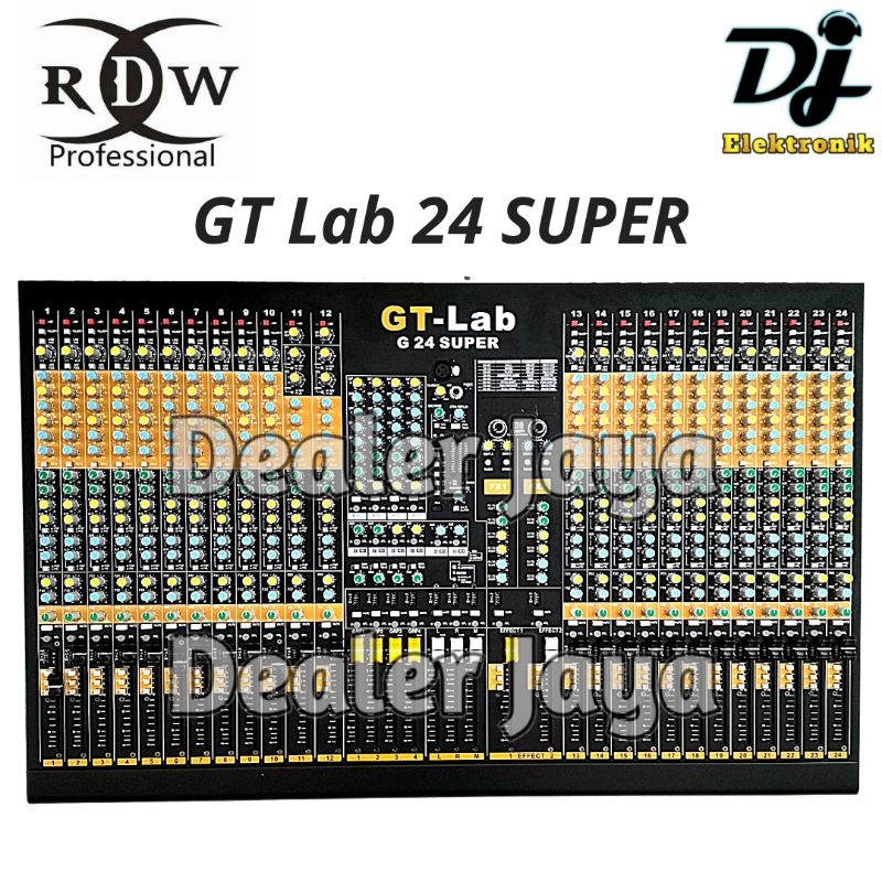 Jual Mixer Analog RDW GT Lab 24 / G 24 / G24 Super 24 channel