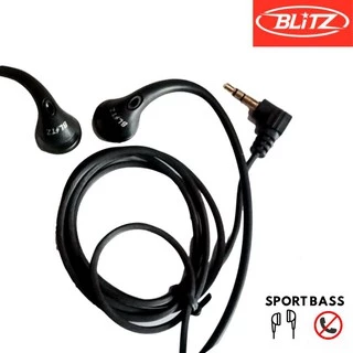 BLiTZ Earset Color 3.5mm Sport Bass Music NO PHONE