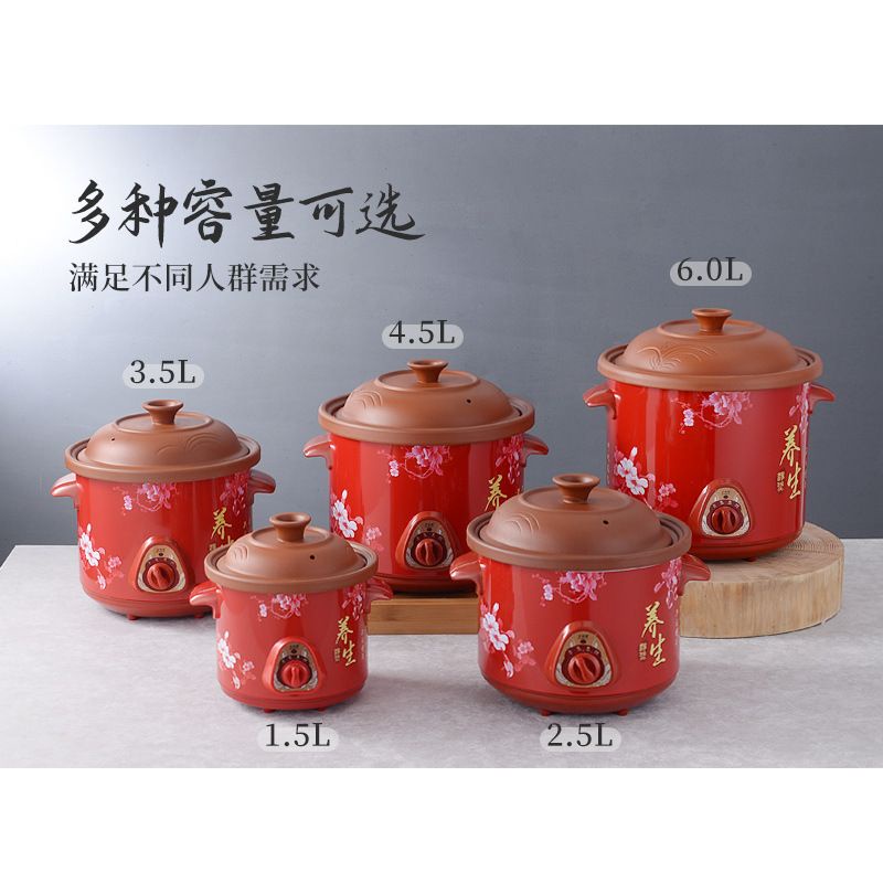 Jual Slow Cooker auto 1.5L dan 2.5L Slow cooker Tanah Liat Manwo Murah