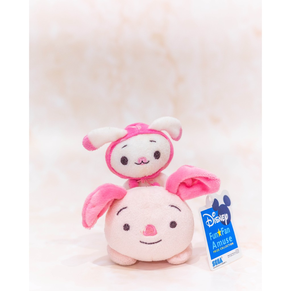 Jual Piglet from Winnie the Pooh and rabbit 15 cm plush Boneka original