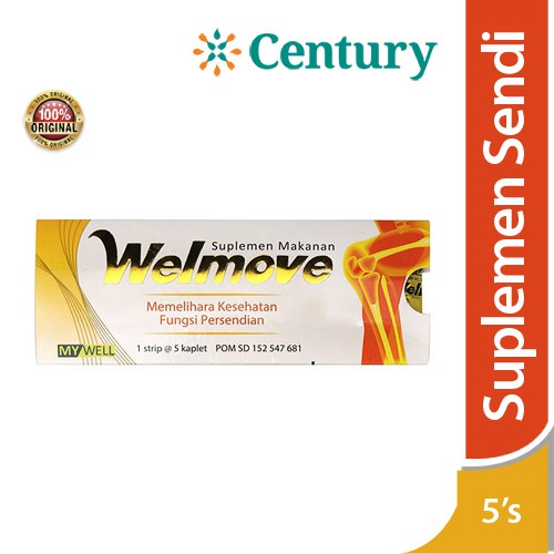 Jual Welmove Tablet Strip Isi 5 Kaplet Suplemen Sendinyeri Sendiradang Sendisendi Kaku 1882