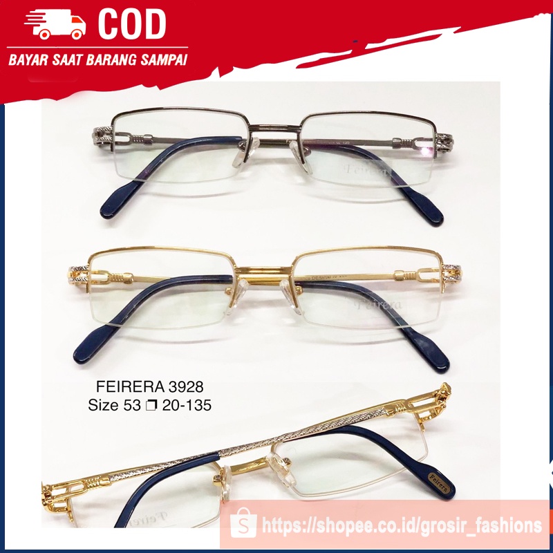 Jual Frame Kacamata Orang Tua / Dewasa Ibu-Ibu Anti Radiasi Bapak Bapak